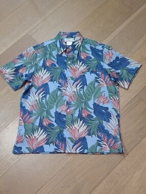 Vintage Tori Richard Shirt Men's sz M Hawaiian Short Sleeve Button Up Shirt